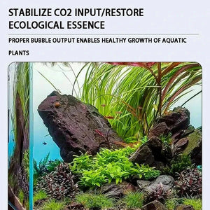 Planet Gates ZRDR DIY Aquarium CO2 Regulator Magnetic Solenoid Kit Check Valve Fish Tank Accessories CO2 Control System Reactor Generator Set