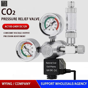 Planet Gates ZRDR DIY Aquarium CO2 Regulator Magnetic Solenoid Kit Check Valve Fish Tank Accessories CO2 Control System Reactor Generator Set