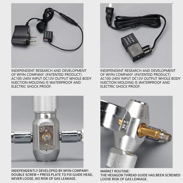 Planet Gates ZRDR DIY Aquarium CO2 Regulator Magnetic Solenoid Kit Check Valve Fish Tank Accessories CO2 Control System Reactor Generator Set