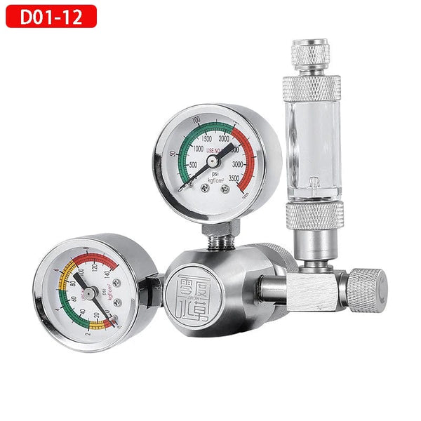 Planet Gates ZRDR DIY Aquarium CO2 Regulator Magnetic Solenoid Kit Check Valve Fish Tank Accessories CO2 Control System Reactor Generator Set