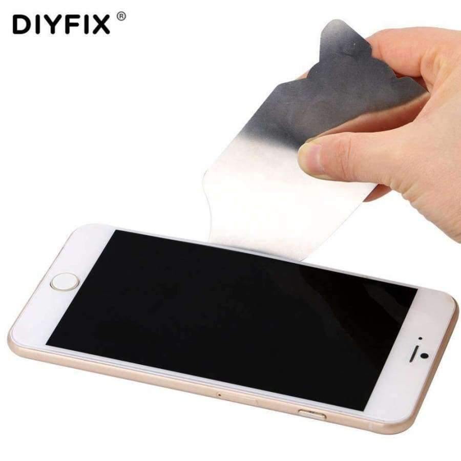 Planet Gates 0.01mm Ultra Thin Flexible Stainless Steel Pry Spudger Disassemble Card for iPhone iPad Samsung Mobile Phone Repair Tool