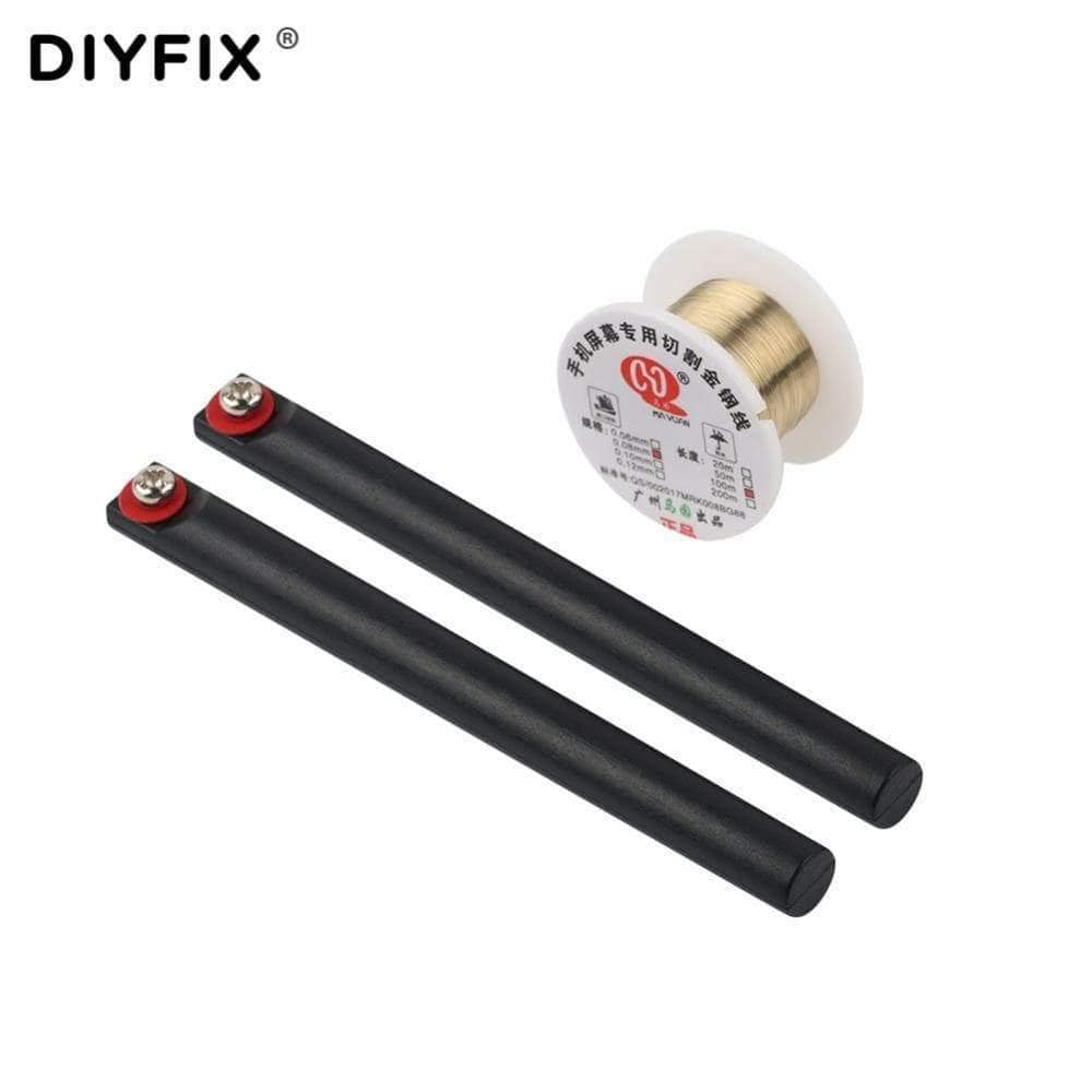 Planet Gates 0.06mm LCD Screen Separation Wire Cutting Line with Handle Mobile Phone Repair Tools for iPhone Samsung Smart Phone