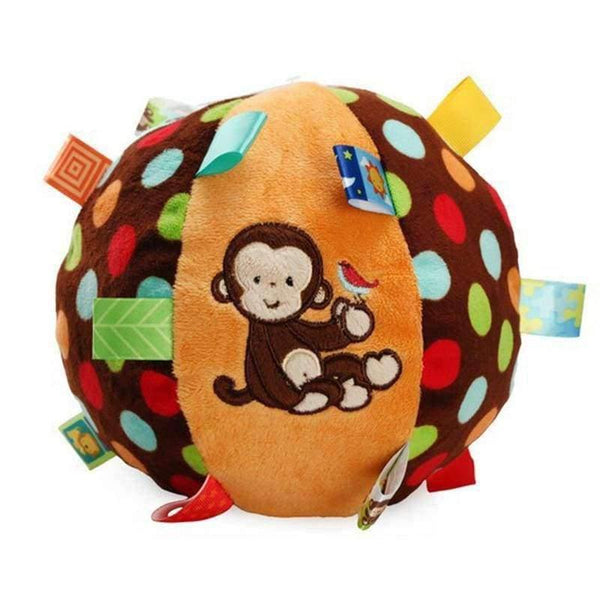 Planet Gates 0-12 month baby bell toy cloth ball Early Education Developmental Soft Stuffed Plush Toys bed Rattles kids birthday gift