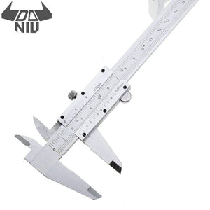 Planet Gates 0-150mm/0.05 Caliper Stainless Steel Vernier Caliper Metal Calipers Gauge Micrometer Measurement Measuring Instrument Tool