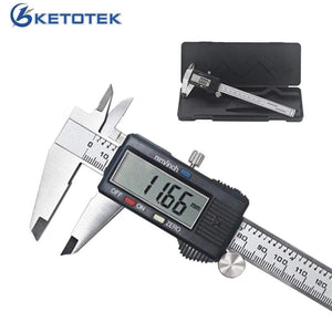 Planet Gates 0-150mm Measuring Tool Stainless Steel Caliper Digital Vernier Caliper Gauge Micrometer Paquimetro Messschieber