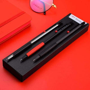 Planet Gates 0.5 pencil - black Limited Edition Mechanical Pencil Metal Body Ballpoint Pen School Stationery Office Supplies Writing Pen 0.5/0.7 Zoom 707