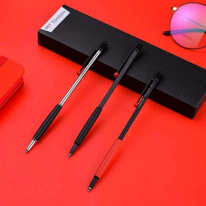 Planet Gates 0.5 pencil - black Limited Edition Mechanical Pencil Metal Body Ballpoint Pen School Stationery Office Supplies Writing Pen 0.5/0.7 Zoom 707