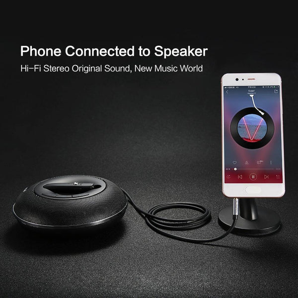 Planet Gates 0.5m FLOVEME 3.5mm Jack Audio Cable Gold Plated Male to Male Audio Aux Cable For Car Mobile Phone Speaker 1m Headphone Extension Cabo