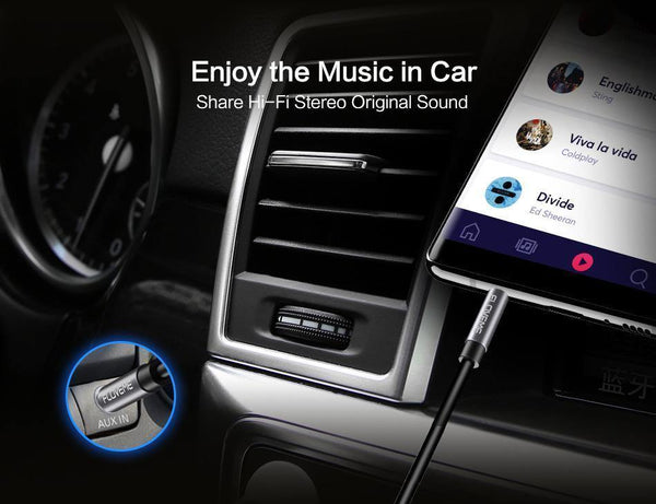 FLOVEME 3.5mm Jack Audio Cable Gold Plated Male to Male Audio Aux Cable For Car Mobile Phone Speaker 1m Headphone Extension Cabo - Planet Gates