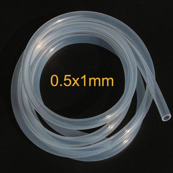 Planet Gates 0.5x1mm 1 Meter Food Grade Transparent Silicon Rubber Hose 4 5 6 7 8 10 12 13 14 16 19 20 25 26 31mm Out Diameter Flexible Silicon Tube