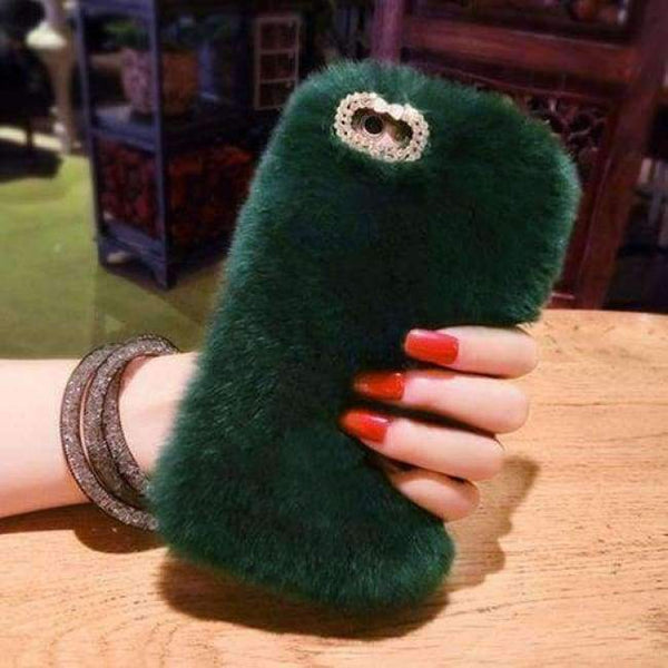 Planet Gates 00015 4 / For iPhone 6 6s Case for iPhone Xs Max 6.5 8 6s Plus Luxury Cute Hairy Phone Bag Rabbit Hair Case Bling Back Cover Capa For iPhone X 6