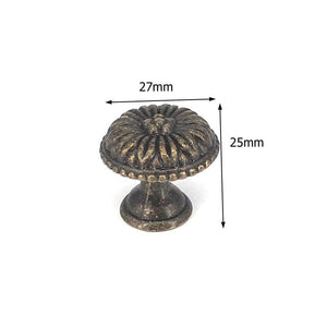 1x  Antique Bronze Kitchen Cabinet Drawer Knobs Dresser Cupboard Wardrobe Furniture Pulls Handle Wooden Box Jewelry Box Knobs