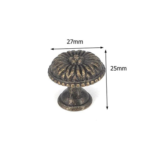 1x  Antique Bronze Kitchen Cabinet Drawer Knobs Dresser Cupboard Wardrobe Furniture Pulls Handle Wooden Box Jewelry Box Knobs