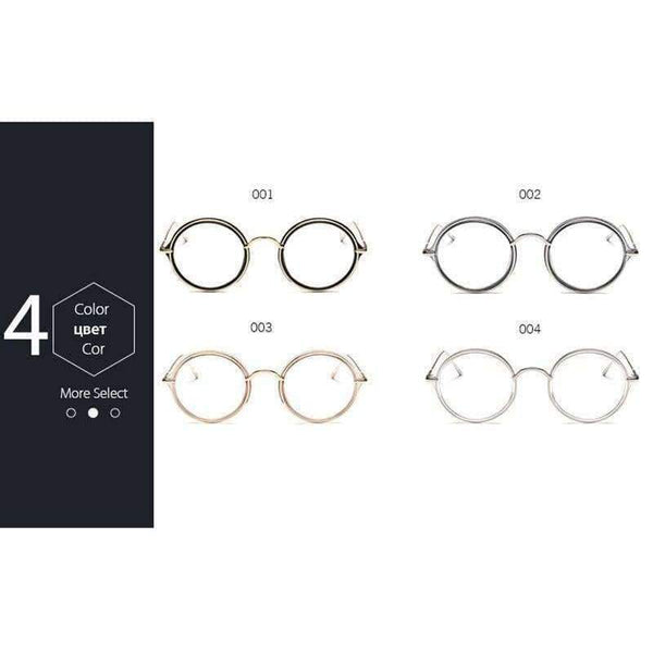 Planet Gates 001 DOLCE VISION Vintage Optical Glasses Women Round Clear Lens Eyewear Gold Metal Frames Retro Women Spectacles Gafas de mujer New