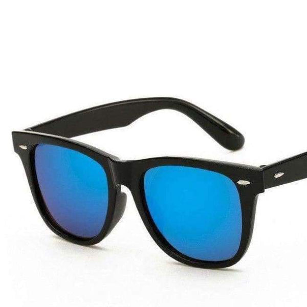 Planet Gates 002 CitySpiner Vintage Black Frame Men Sunglasses Square Mirror UV400 2018 Fashion Summer Style Travel Eyewear Magnetic Women Y090