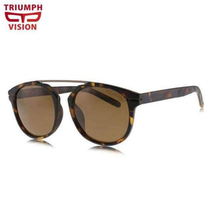 Planet Gates 002 TRIUMPH VISION High Qaulity Driving Sunglasses Women Men Unisex Brown Sun Glasses UV400 Anti Glare Fashion Shades Eyewear