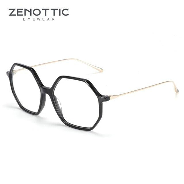 Planet Gates 003 Anti Blue Light Blocking Glasses Women oversize Hexagon Computer Gaming Eyeglasses Men Radiation Protection Eyewear