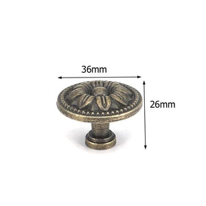 1x  Antique Bronze Kitchen Cabinet Drawer Knobs Dresser Cupboard Wardrobe Furniture Pulls Handle Wooden Box Jewelry Box Knobs