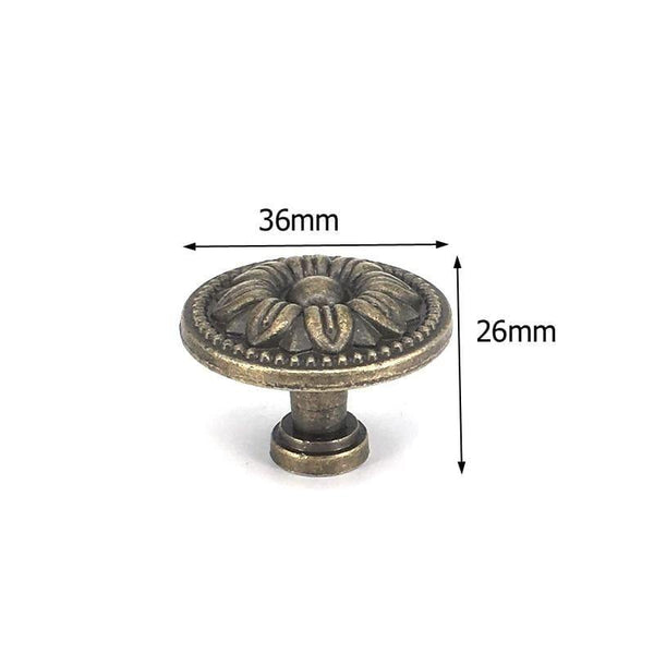 1x  Antique Bronze Kitchen Cabinet Drawer Knobs Dresser Cupboard Wardrobe Furniture Pulls Handle Wooden Box Jewelry Box Knobs