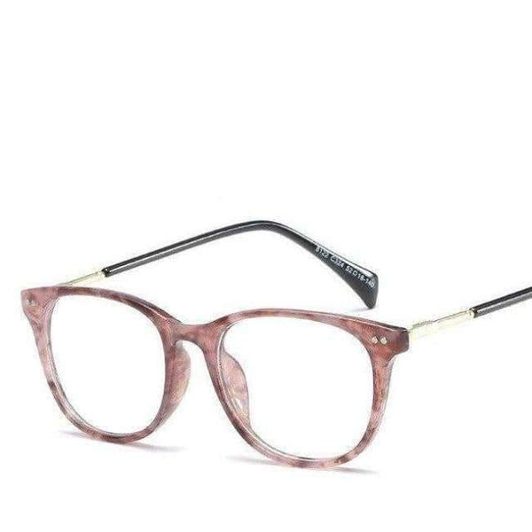 Planet Gates 004 CitySpiner Square Fashion Women Eyewear Clear Flat Mirror Frame Adult Total Transparent Retro Rivet Round Reading Glasses Y100
