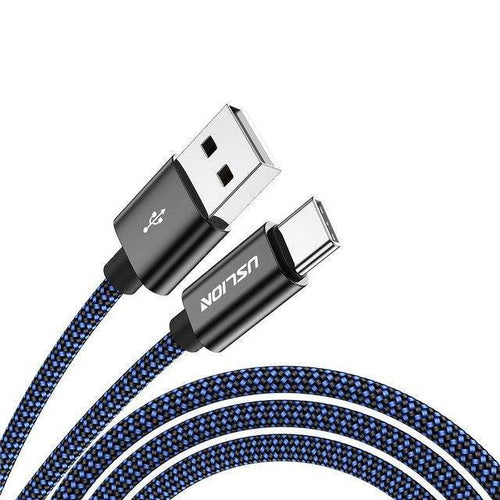Planet Gates 0058 Blue / 0.3m USLION USB Type C Cable for Samsung Galaxy S9 S8 Huawei Oneplus 6 Fast Charging USB C Cable Data Sync Type-C Phone Charger Cable