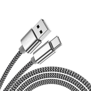 Planet Gates 0058 Silver / 0.3m USLION USB Type C Cable for Samsung Galaxy S9 S8 Huawei Oneplus 6 Fast Charging USB C Cable Data Sync Type-C Phone Charger Cable