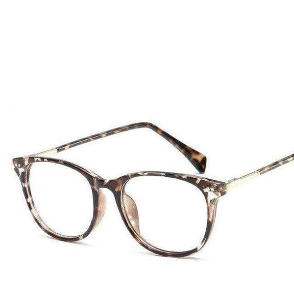 Planet Gates 007 CitySpiner Square Fashion Women Eyewear Clear Flat Mirror Frame Adult Total Transparent Retro Rivet Round Reading Glasses Y100