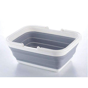 Planet Gates 01 / 38x28.8x15.5cm Folding Shopping Basket Laundry Basket Snacks Fruit Vegetable Foldable Silicone Basket Home Storage & Organization Eco-Friendly