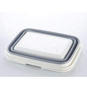 Planet Gates 01 / 38x28.8x15.5cm Folding Shopping Basket Laundry Basket Snacks Fruit Vegetable Foldable Silicone Basket Home Storage & Organization Eco-Friendly