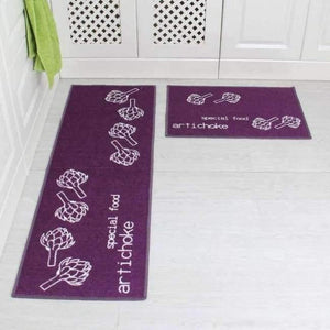 Planet Gates 01 / 40cmx60cm Kitchen Accessory Knife Pattern Food Theme Carpet Tapete Soft Fabric Home Kitchen Floor Mat Anti Slip Rug Home Decor Front Door