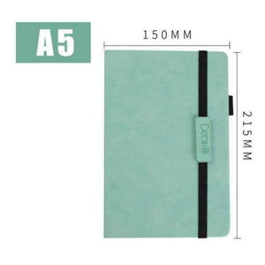 Planet Gates 01 / A5 Pu Leather Notebook Hardcover Journal Paper A5 Leatherette Notebook  Elastic Band Travel Bullet Journal Pointed Writing Pads
