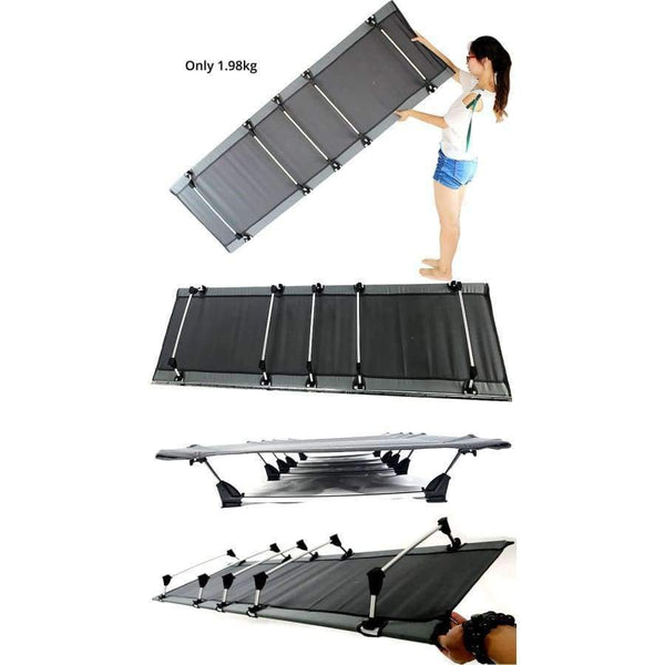 Planet Gates 01 BED Super Strong Heavy Duty Portable Outdoor Folding Bed Cot Foldable Bed Camping Military Hiking Medical Lightweight Table