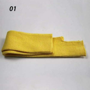 Planet Gates 01-Bright Yellow / 60cm Sparsil Women Winter Long Cashmere Gloves Solid Knitted Mittens Soft Warm Arm Guantes Female Autumn Opera 60cm Lady Glove
