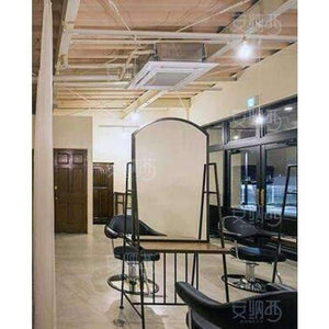 Planet Gates 01 Creative beauty salon, mirror stand, single and double floor mirror, tieyi barbershop mirror.