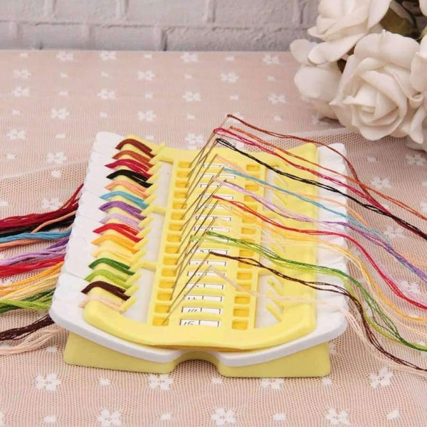 Planet Gates 01 Floss Organizer Cross Stitch Kit Embroidery Thread Project Dedicated Tool 50 Positions Sewing Needles Pins Yarn Holder Tools