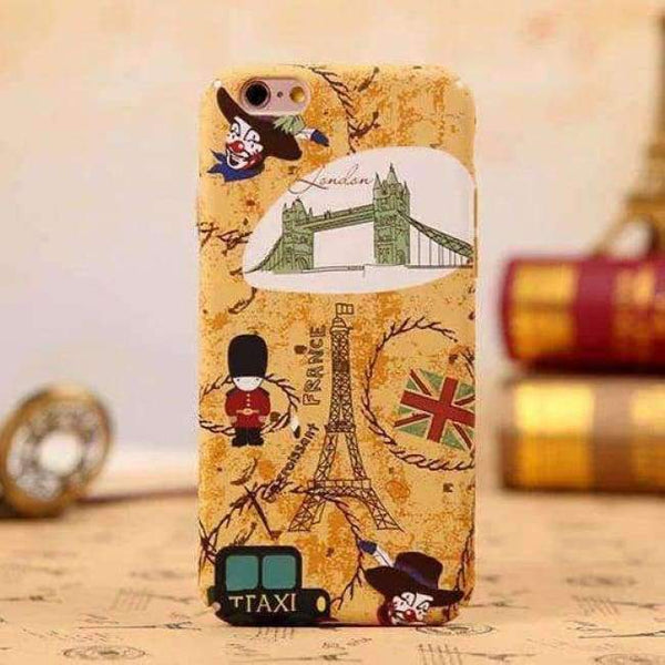 Planet Gates 01 / For iPhone 6s 6 / Case & Screen Protector Fashion Retro car phone case For iPhone 7 / iPhone 7 Plus / 6s / 6 Plus Shockproof hard Case Cover Stylish Disign