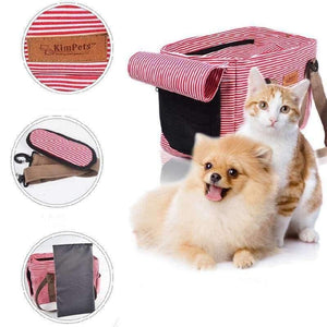 Planet Gates 01 / M Breathable Pet Dog Carrier Bag Canvas Casual Carrying Bag for Dog Cat Animals Travel Shoulder Bags Portable Pet Carrier