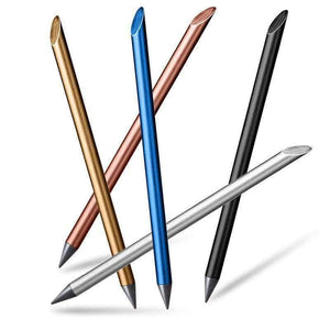 Planet Gates 01 Metal Luxury Without Ink Fountain Pen Office Business Ink-Free Writing Pen Pencil Gift Box School Supplies