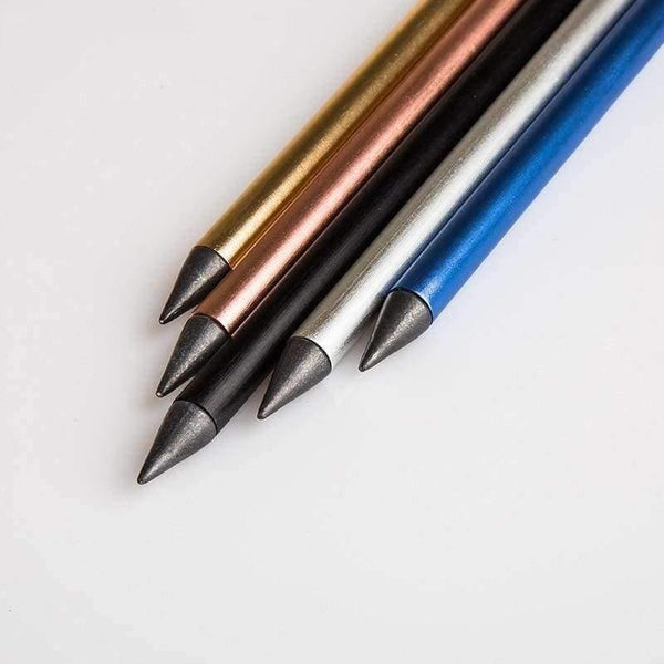 Planet Gates 01 Metal Luxury Without Ink Fountain Pen Office Business Ink-Free Writing Pen Pencil Gift Box School Supplies