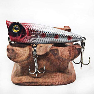 Planet Gates 01 Mini Popper Hard Lure Topwater Popper Fishing Bait 50mm 5g Plastic Jerkbait Artificial Wobblers Swimbait Fishing Tackle