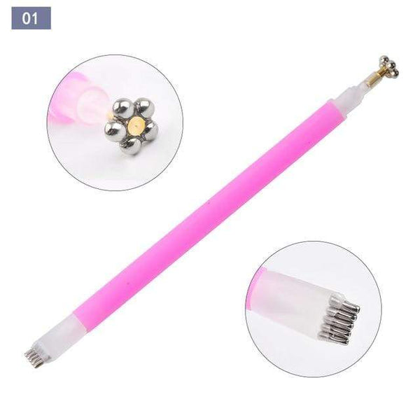 Planet Gates 01 Nail Art Magnet Stick Cat Eyes Magnet for Nail Gel Polish 3D Line Strip Effect Strong Magnetic Pen Tools for Gel Varnish Tools