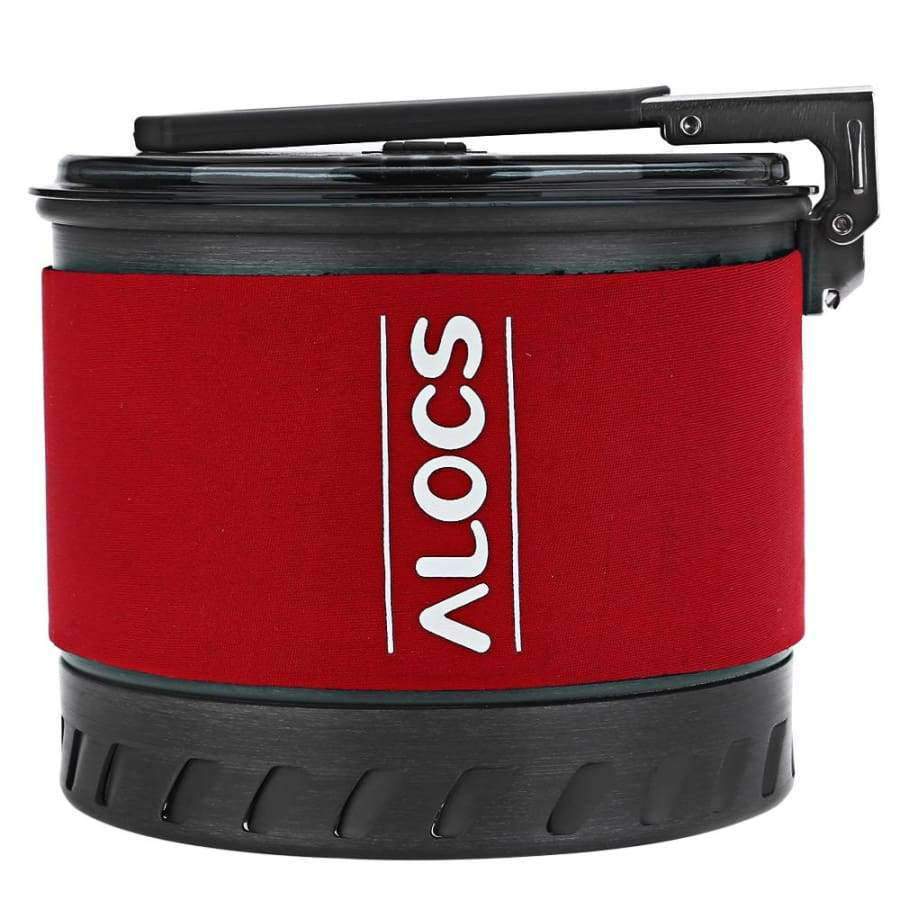 Planet Gates 01 Outdoor Camping Cookware 1.3L Camping Pot with Folding Handle Heat Exchange with Bowl Cup