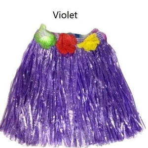 Planet Gates 01 purple / 30cm 5PCS/set Plastic Fibers Women Grass Skirts Hula Skirt Hawaiian costumes 30CM/40/CM60CM Ladies Dress Up Festive & Party Supplies