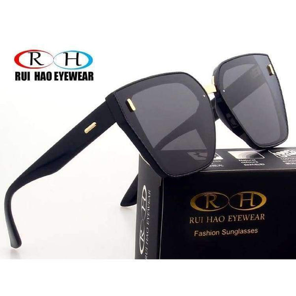 Planet Gates 01 RUI HAO EYEWEAR Polarized Sunglasses Men Women Square Design Glasses 2018 Goggles Driving Sun Glasses Brand Eyeglasses