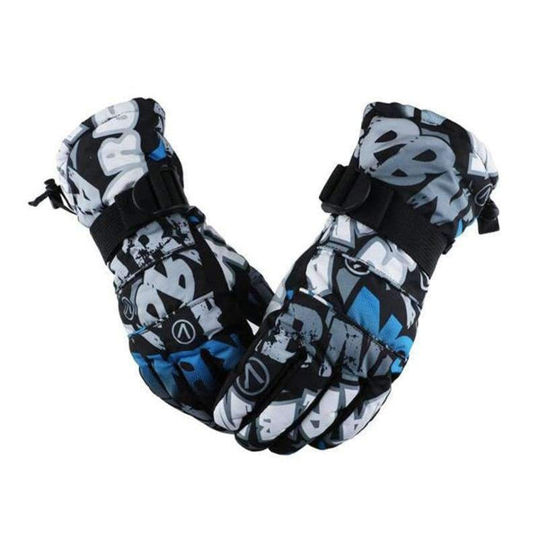 Planet Gates 01 / S Men Women Winter Warmer Ski Windproof Gloves Waterproof Anti-Cold Warm Gloves Outdoor Sport Snow Sportswear Skiing Gloves luvas