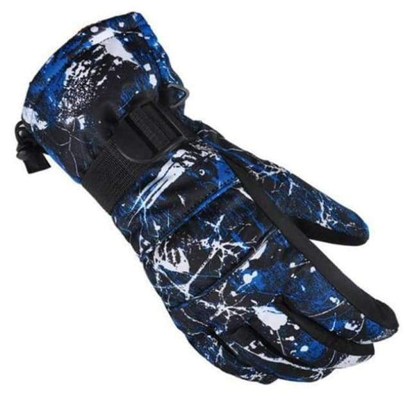 Planet Gates 01 / S Men Women Winter Warmer Ski Windproof Gloves Waterproof Anti-Cold Warm Gloves Outdoor Sport Snow Sportswear Skiing Gloves luvas
