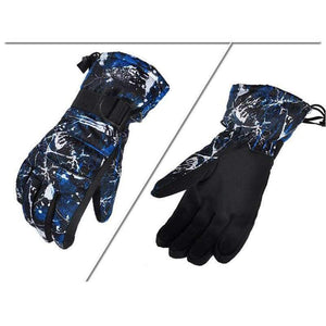 Planet Gates 01 / S Men Women Winter Warmer Ski Windproof Gloves Waterproof Anti-Cold Warm Gloves Outdoor Sport Snow Sportswear Skiing Gloves luvas
