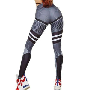 Planet Gates 01050169 / S New 3D Wings Printed Yoga Pants Slim Elastic Waist Sports Leggings Fitness Gym Workout Jogging Running Tights Leggings