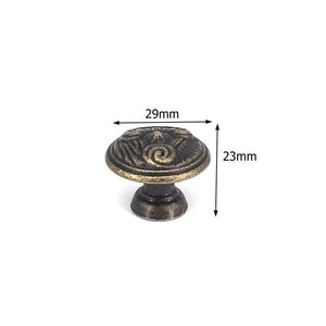 1x  Antique Bronze Kitchen Cabinet Drawer Knobs Dresser Cupboard Wardrobe Furniture Pulls Handle Wooden Box Jewelry Box Knobs