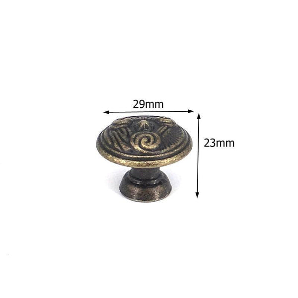 1x  Antique Bronze Kitchen Cabinet Drawer Knobs Dresser Cupboard Wardrobe Furniture Pulls Handle Wooden Box Jewelry Box Knobs